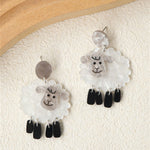 Lovely Sheep Inspired Acrylic Earrings