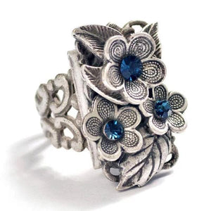 🎁Floral Sapphire Ring