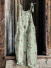 Vintage Chicken Pattern Comfy Jumpsuit