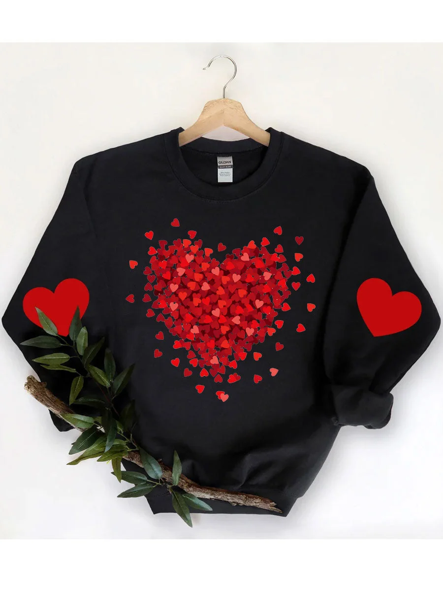 Valentine's Day Heart Sweatshirt