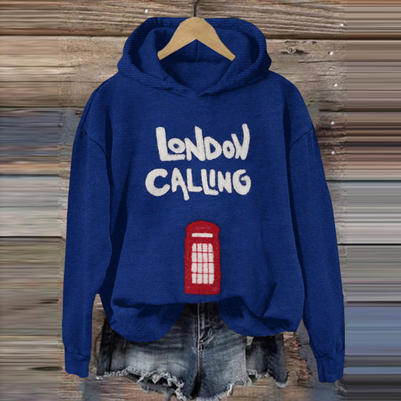 London Calling Travel Souvenir Hoodie