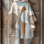 Virgo Girly Season Hooded Warm Shawl Cape