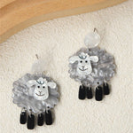 Lovely Sheep Inspired Acrylic Earrings