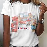 London Bear Print Short Sleeve T-Shirt