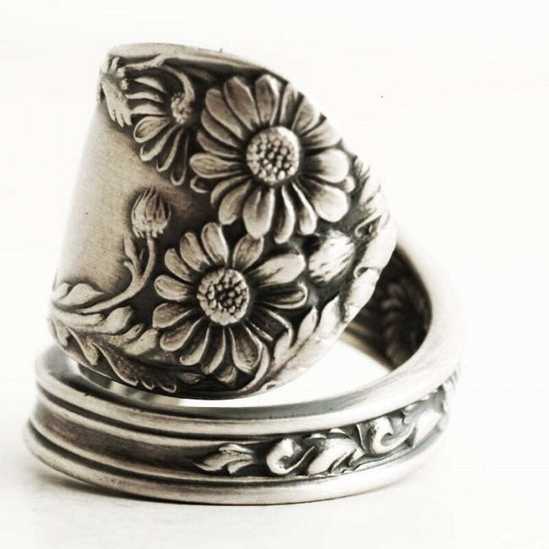 🎁🌻Vintage Sunflower Ring💖