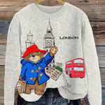 Bear London Embroidered Knit Sweater