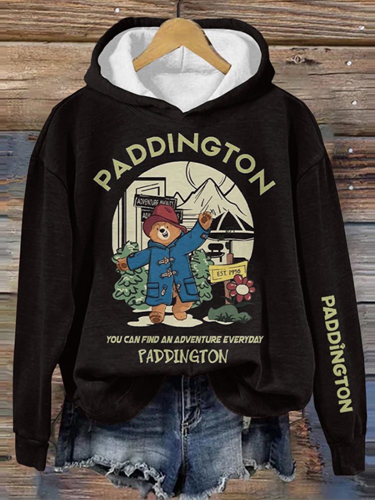 You Can Find An Adventure Everyday Printed Casual Hoodie