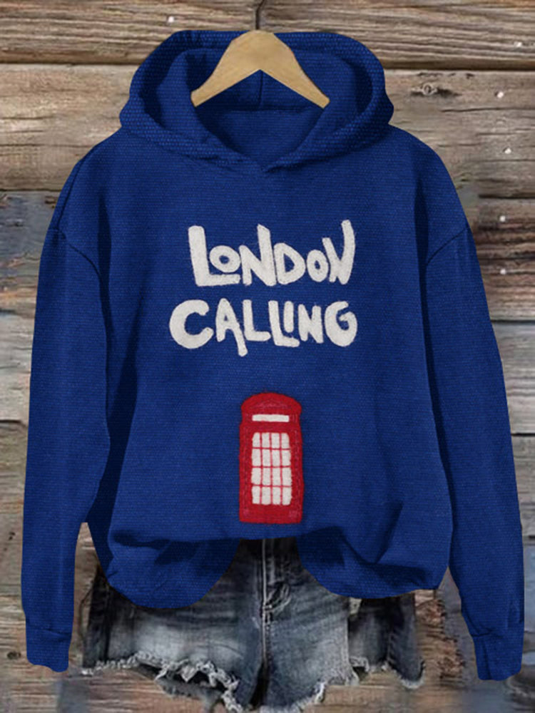 London Calling Travel Souvenir Hoodie