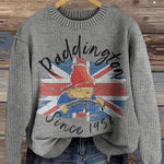 1958 Cute Bear Knitted Warm Sweater