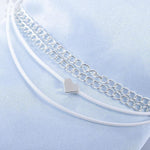 Vintage silver anklet