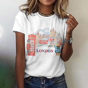 London Bear Print Short Sleeve T-Shirt