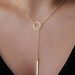 Womens Simple Alloy Necklaces